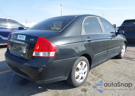 2008 Kia Spectra Ex из США, поврежденный, VIN KNAFE121785565610